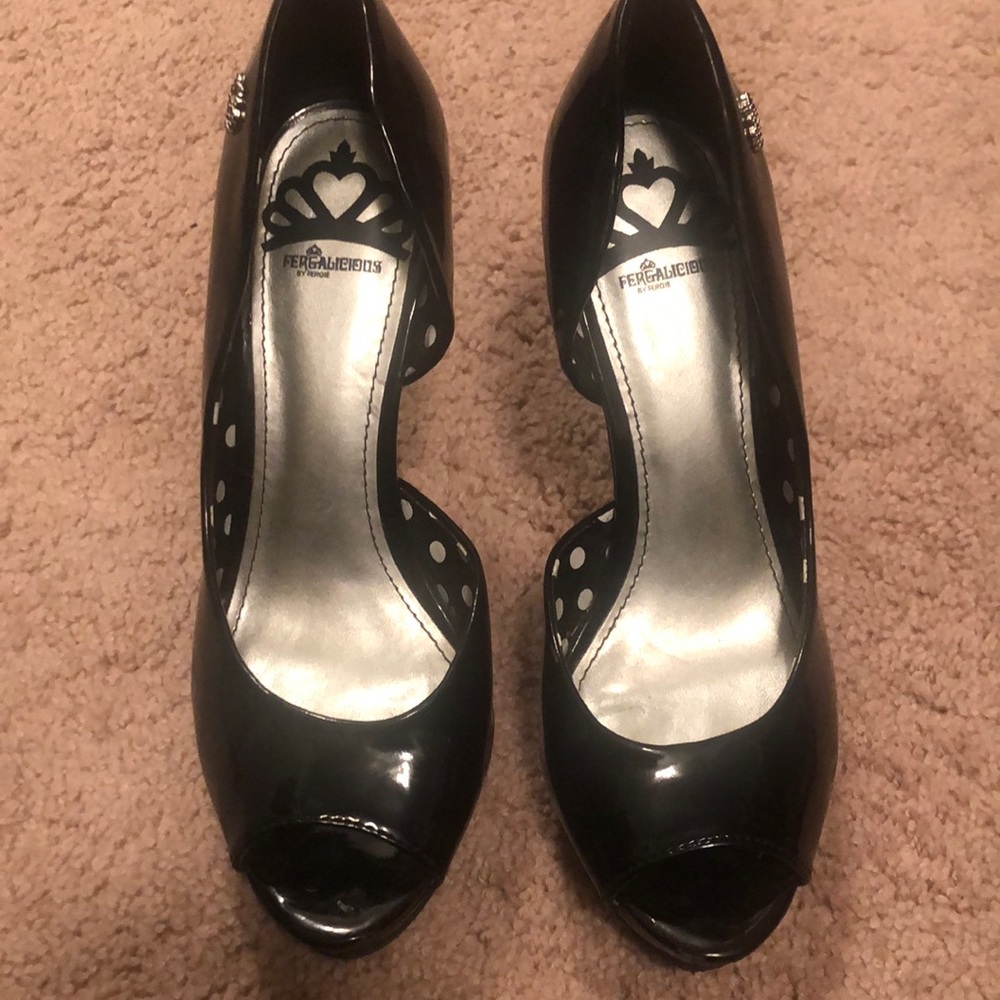 Fergalicious Open Toe Heels